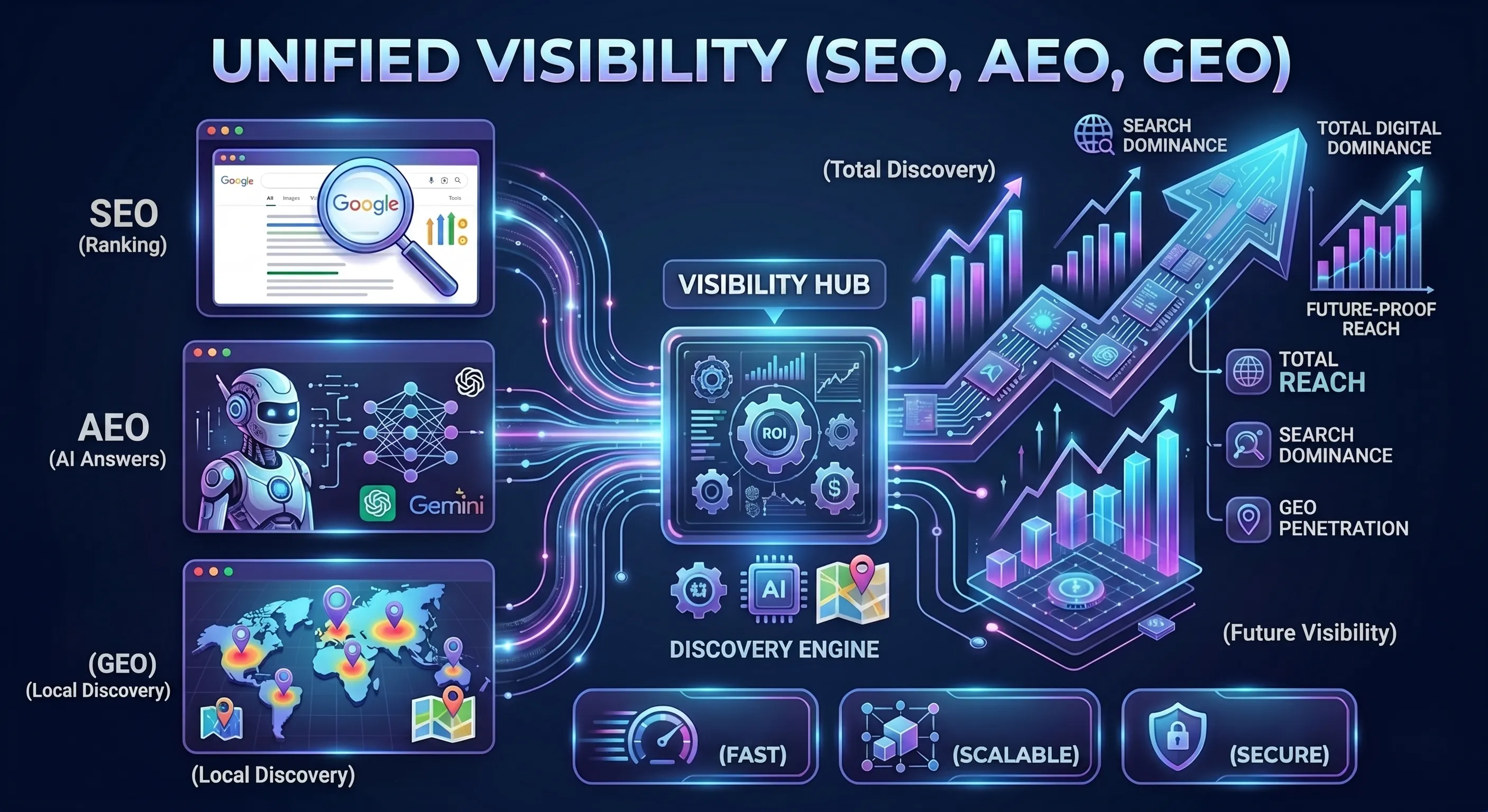 Unified Visibility (SEO, AEO, GEO)